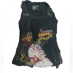 Affliction size Large distressed tank